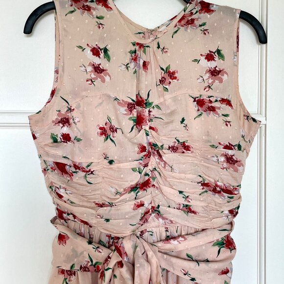 Walter Baker Pena Shirred Floral Dress – Size 6 - Picture 3 of 7